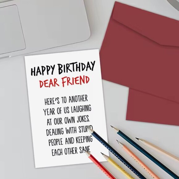 Cherished Moments: Happy Birthday Dear Friend Card - Picture 6 of 6